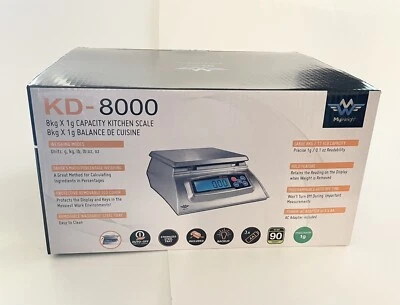 Báscula de cocina My Weigh KD8000 panaderos matemáticas escala KD 8000 NUEVO Foto 1 de 2