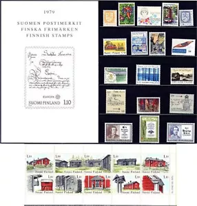 Finland Official Mint MNH Complete Year Set With Rural Architecture Booklet 1979 - Picture 1 of 1