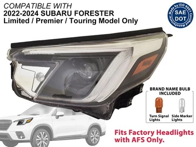 Head Lamps for 2022 2023 2024 Subaru Forester Driver Left Side 84002SJ650 - Imagem 1 de 4