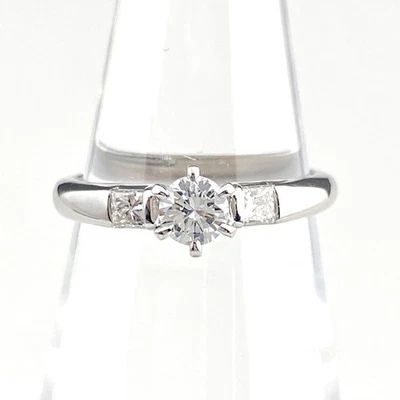 ROYAL ASSCHER diamond design ring Platinum ring Ring Pt900 diamond Women - Image 1 of 4