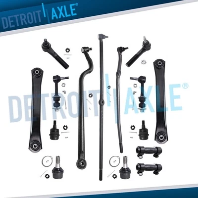 Kit de barra de oruga TieRod brazo de control superior delantero 4x4 para Dodge Ram 1500 2000-2001 Foto 1 de 4