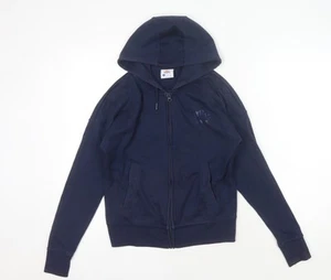 Sudadera con capucha azul para mujer Lonsdale, talla 8, cremallera completa, informal - Imagen 1 de 12