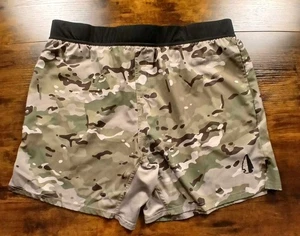 Tachuntfish THF Shorts Uomo 3XL Mimetico Atletica Palestra Elasticizzato 5" Outdoor Escursionismo - Foto 1 di 6