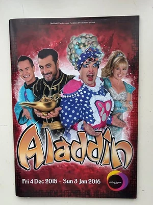 Panto  / Pantomime theatre programme ALADDIN Sheffield - Image 1 of 4