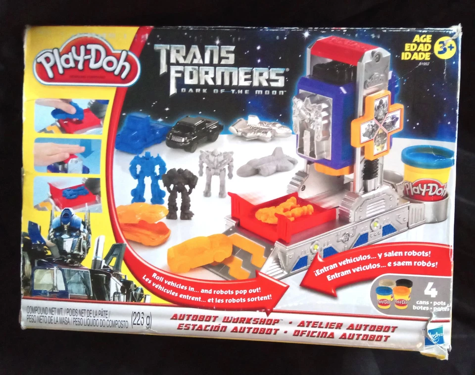 Play-Doh Transformers Dark Of The Moon Autobot Workshop 2010 Hasbro Paramount Foto 1 de 4