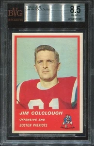 Fleer #4 1963 Jim Colclough en muy buen estado 8,5 Boston Patriots Boston College - Imagen 1 de 1
