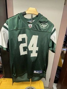 New York Jets Darrelle Revis #24 Nike On Field Jersey Sz Boys Extra Large - Picture 1 of 6