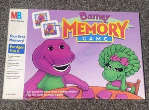 Vintage (MB) Barney Memory Game with Baby Bop 1993 Great Condition 100% Complete - Picture 1 of 10