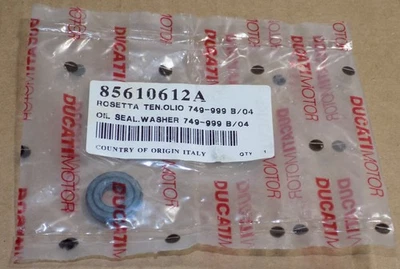 Cubierta de válvula de culata sello de aceite lavadora Ducati 749 998 999 S4RS NUEVO 85610612A Foto 1 de 4