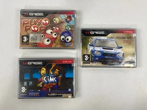 Puyo Pop The Sims Bustin' Out Colin McRae Rally Nokia N-gage Game New Sealed - Picture 1 of 7