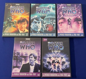 LOT- (5) OOP BBC DR Doctor Who Patrick Troughton Years 1966-1969 DVD SETS 7discs - Picture 1 of 2