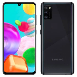 Samsung Galaxy A41 czarny 64 GB 4 GB RAM dual sim dość dobry stan - Zdjęcie 1 z 4