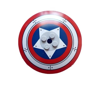 LEGO Capitán América Escudo Escudo 3916 8x8 Plato Marvel Vengadores 76168  - Imagen 1 de 1