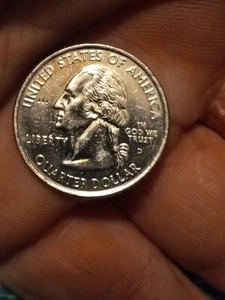 2005 Washington quarter West Virginia State (D) mint mark (Platinum Plated) - Picture 1 of 4