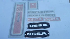 OSSA EXPLORER DECALS KIT NEW  OSSA EXPLORER 250 COMPLETE DECALS KIT NEW OSSA - Picture 1 of 7