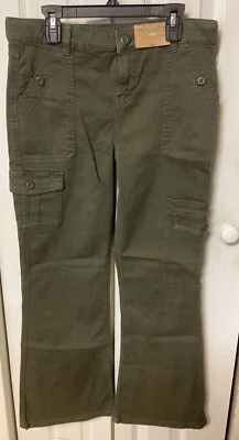 Pantalones cargo Thereabouts para niñas - talla 14,5 - orégano/verde Foto 1 de 4
