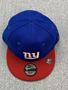 New York Giants NFL New Era 9Fifty Youth Hat Kids Two Tone Snapback Blue Red NWT - Picture 1 of 13