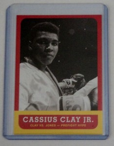 Cassius Clay JR vs Jones The People's Champ Collection 2021 Topps Boxing card