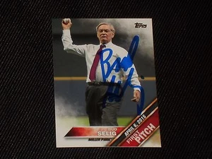 HOF BUD SELIG 2016 TOPPS FIRST PITCH SIGNED AUTOGRAPHED CARD #FP-12 - Picture 1 of 1
