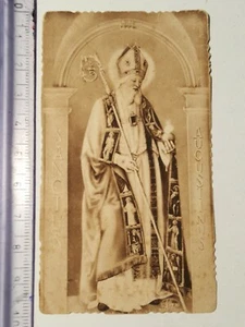 Santino Holy Card fustellato Sant'Agostino Vescovo e Dottore (GT1509) ^ - Imagen 1 de 2