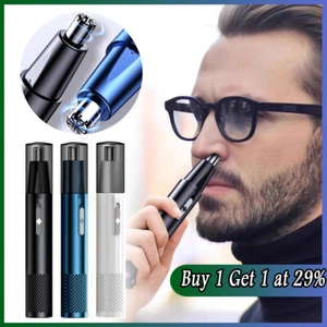 Electric Nose Ear Hair Trimmers Remover Professional Rechargeable Clipper USB - Picture 1 of 23