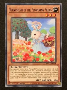 Vernusylph of the Flowering Fields | POTE-EN018 | Common | 1st Ed | YuGiOh TCG - Imagen 1 de 3