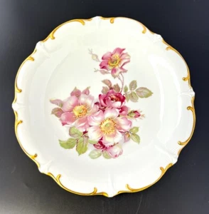 VTG Schumann Arzberg Germany Wild Rose Bavarian 12" Chop Plate Round Platter - Picture 1 of 5