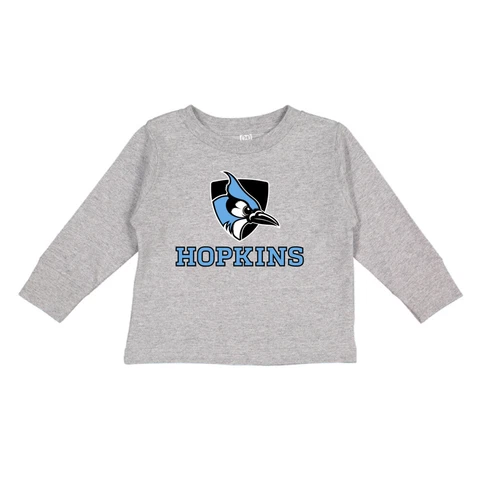 Venley Official NCAA Johns Hopkins Blue Jays Toddler Long-Sleeve T-Shirt Cover