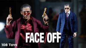 108 Toys Face Change The Agent + The Villain Action Figure Set 1/6 Face Off - Foto 1 di 13