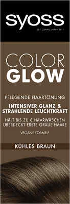 SYOSS Color Glow Pflegende Haartönung Kühles Braun Coloration, 1x 100 ml