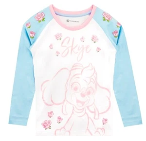 BNIP New Paw Patrol Long Sleeve Top - Age 2-3Y Height 98cm - Sparkly Pink Skye - Picture 1 of 3