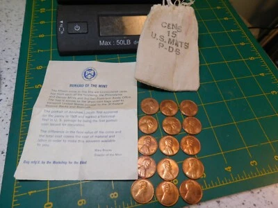 Bureau of the US mint Denver, San Francisco, & Phila mint '73 CENTS 5-each w/Bag - Image 1 of 4