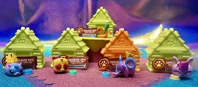 B60 Animal Jam Adopt A Pet Serie 1 Lote X 5 incluye casas y códigos sin usar Foto 1 de 4