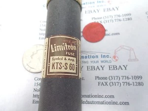 Buss/Bussmann Limitron KTS-S60/KTS-S-60 Fuse/Fuses, 600V - Picture 1 of 2