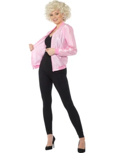 50s Style Pink Lady Jacket Bad Girl Women's Costume - Picture 1 of 1