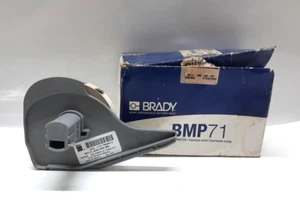 BRADY M71C-500-595-BK BMP71 INDOOR/OUTDOOR VINYL BLACK TAPE 5"x50' - Picture 1 of 8