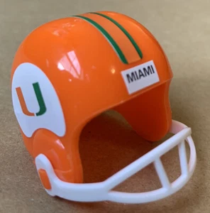 1990 Miami Hurricanes mini NCAA Vintage gumball college football helmet ACC old - Picture 1 of 3
