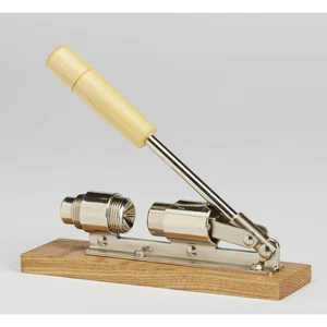 Duke 100BP Nickel Plated Steel & Wood Base Pecan Nut Cracker 8.5 L in. - Picture 1 of 2