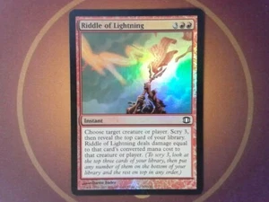 Foil Riddle of Lightning - Future Sight - Magic the Gathering Mtg - Red - Picture 1 of 1