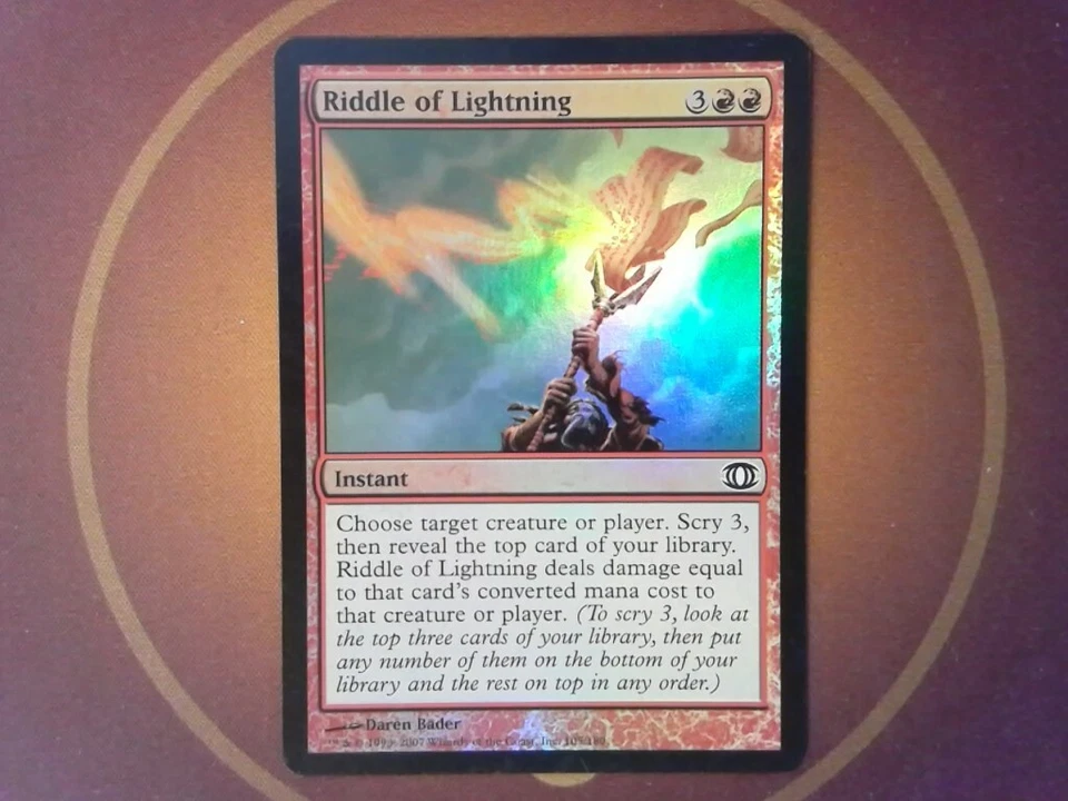 Foil Riddle of Lightning - Future Sight - Magic the Gathering Mtg - Red - Image 1 of 1