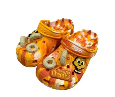 Crocs размер 5c 5 ребенка ясельного возраста мед орех Cheerios классический сабо летние сандалии подвески - Изображение 1 из 4