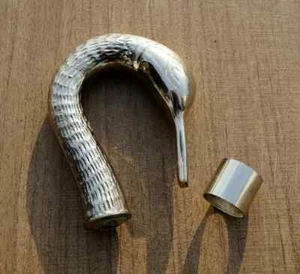 Handmade Handle Swan Head Style Handle For Top Topper Vintage Walking gift - Picture 1 of 3