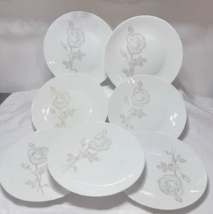 Vintage Rosenthal Germany "Classic Rose" von Raymond Loewy 7,5" SALATTELLER 7er SET - Bild 1 von 8