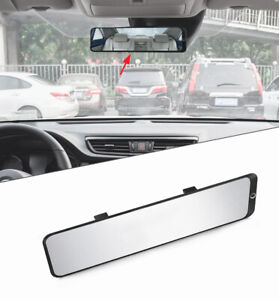 300mm Auto Car Truck Interior Rear View Blind Spot Plane Mirror Wide Angle Glass