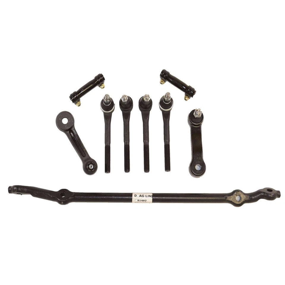 Brazo Pitman de 9 piezas Chevrolet K1500 K2500 88-99 de varilla de amarre enlace central Foto 1 de 1