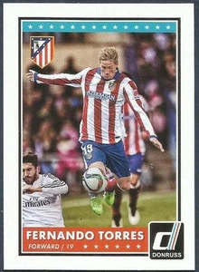 PANINI AMERICA-DONRUSS 2015- #028-ATLÉTICO DE MADRID-FERNANDO TORRES - Imagen 1 de 2