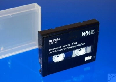 TDK DDS-4 Dat Band 20/40GB 4mm Tape Datensicherung Streamer _Lg2 - Bild 1 von 4