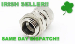 2 Pcs Stainless Steel Gland PG7 3.0-6.5mm cable Waterproof Connector Gland 12mm - Picture 1 of 5