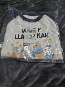 The Childrens Place Boys Happy Llamukkah Pajama Set, size 8 New R28 - Picture 1 of 5