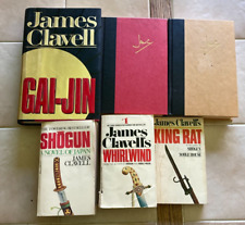 LOT OF 6 James Clavell -    Hardcover/Softcover Books MIX